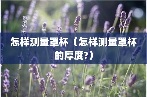 怎样测量罩杯（怎样测量罩杯的厚度?）