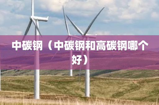 中碳钢（中碳钢和高碳钢哪个好）