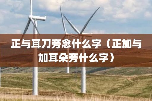 正与耳刀旁念什么字(正加与加耳朵旁什么字) 正与耳刀旁念什么字(正加与加耳朵旁什么字)