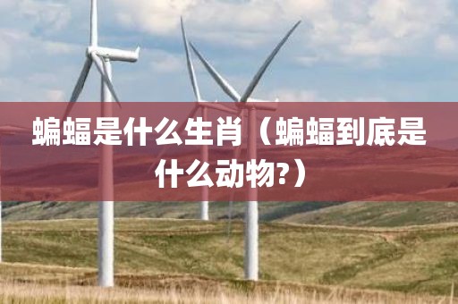 蝙蝠是什么生肖（蝙蝠到底是什么动物?）