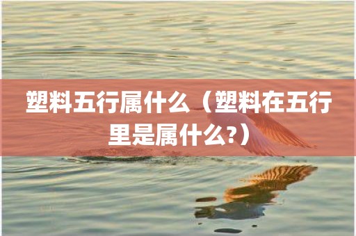 塑料五行属什么(塑料在五行里是属什么?) 塑料五行属什么(塑料在五行里是属什么?)