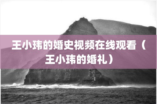 王小玮的婚史视频在线观看（王小玮的婚礼）