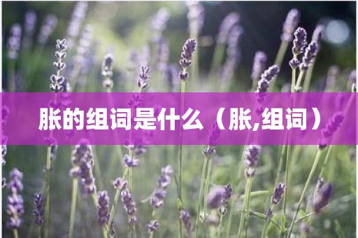 胀的组词是什么（胀,组词）