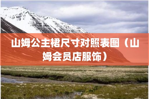 山姆公主裙尺寸对照表图（山姆会员店服饰）