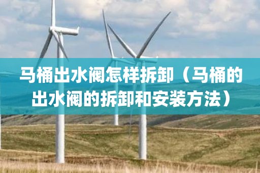 马桶出水阀怎样拆卸（马桶的出水阀的拆卸和安装方法）