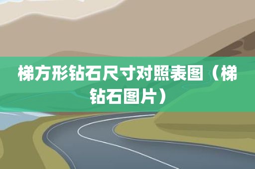 梯方形钻石尺寸对照表图（梯钻石图片）