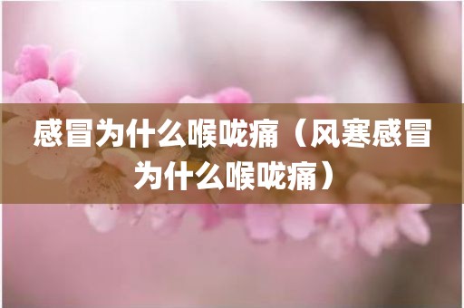 感冒为什么喉咙痛（风寒感冒为什么喉咙痛）