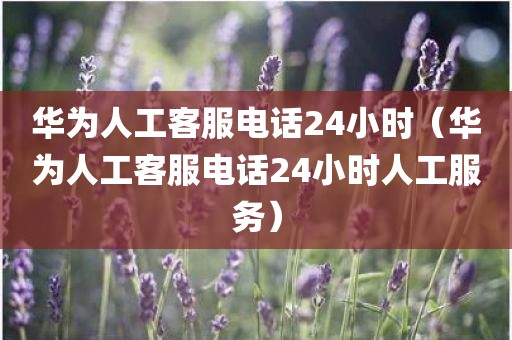 华为人工客服电话24小时（华为人工客服电话24小时人工服务）