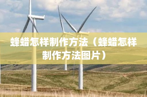 蜂蜡怎样制作方法（蜂蜡怎样制作方法图片）