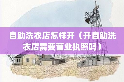 自助洗衣店怎样开（开自助洗衣店需要营业执照吗）