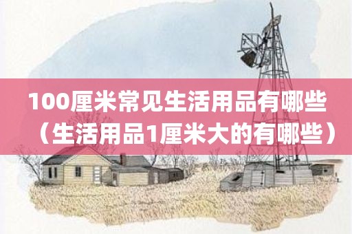 100厘米常见生活用品有哪些（生活用品1厘米大的有哪些）
