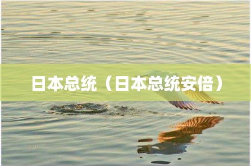 日本总统（日本总统安倍）
