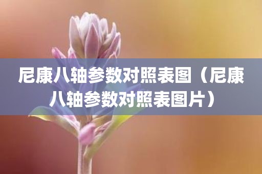 尼康八轴参数对照表图（尼康八轴参数对照表图片）