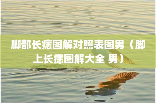 脚部长痣图解对照表图男（脚上长痣图解大全 男）