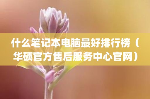 什么笔记本电脑最好排行榜（华硕官方售后服务中心官网）