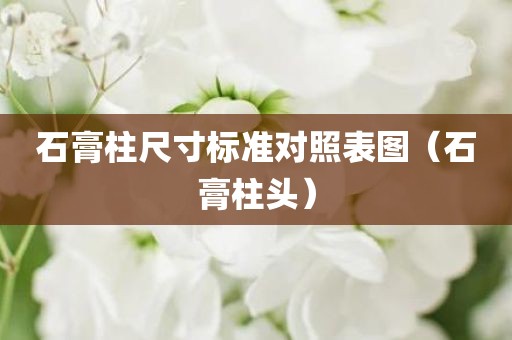 石膏柱尺寸标准对照表图（石膏柱头）