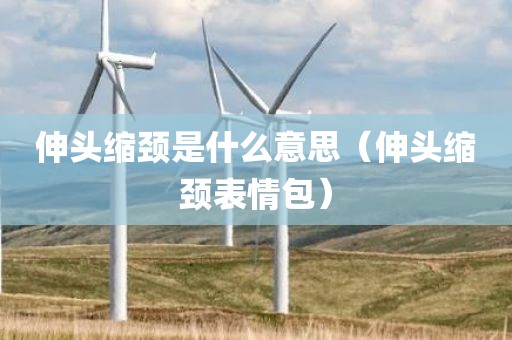 伸头缩颈是什么意思（伸头缩颈表情包）