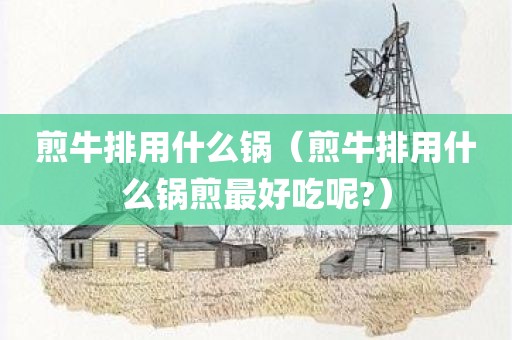 煎牛排用什么锅（煎牛排用什么锅煎最好吃呢?）