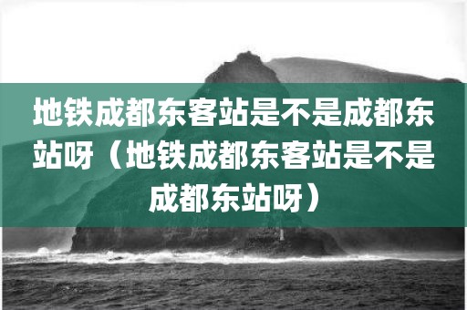 地铁成都东客站是不是成都东站呀（地铁成都东客站是不是成都东站呀）