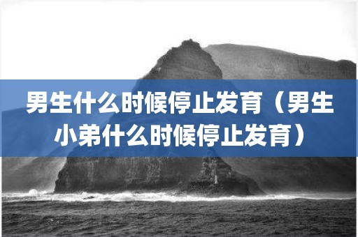 男生什么时候停止发育（男生小弟什么时候停止发育）