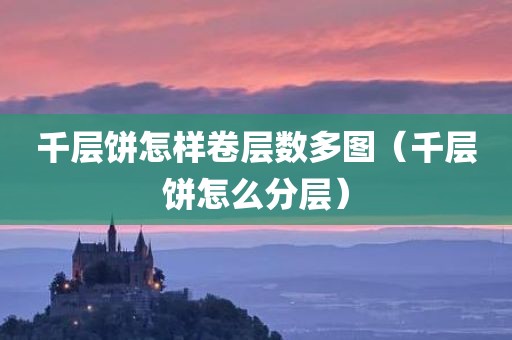 千层饼怎样卷层数多图（千层饼怎么分层）
