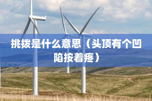 挑拨是什么意思(头顶有个凹陷按着疼)