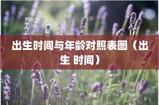 出生时间与年龄对照表图（出生 时间）