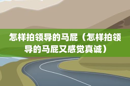 怎样拍领导的马屁（怎样拍领导的马屁又感觉真诚）