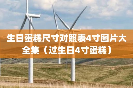 生日蛋糕尺寸对照表4寸图片大全集（过生日4寸蛋糕）
