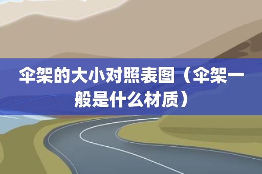 伞架的大小对照表图（伞架一般是什么材质）