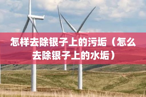 怎样去除银子上的污垢（怎么去除银子上的水垢）