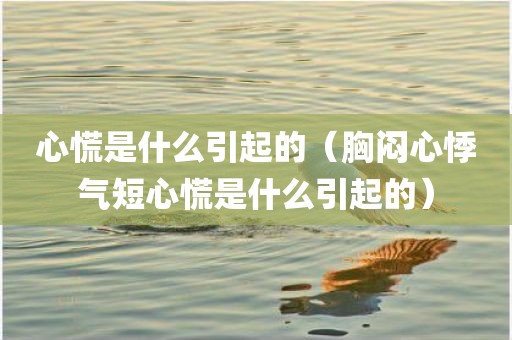 心慌是什么引起的（胸闷心悸气短心慌是什么引起的）