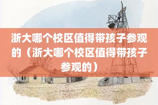 浙大哪个校区值得带孩子参观的(浙大哪个校区值得带孩子参观的) 浙大哪个校区值得带孩子参观的(浙大哪个校区值得带孩子参观的)