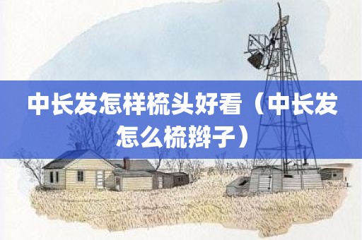中长发怎样梳头好看（中长发怎么梳辫子）