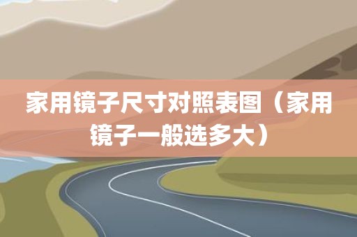 家用镜子尺寸对照表图（家用镜子一般选多大）