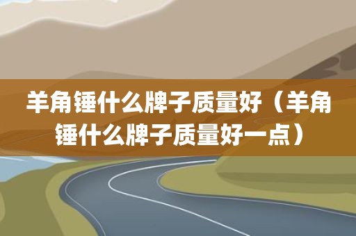 羊角锤什么牌子质量好(羊角锤什么牌子质量好一点)