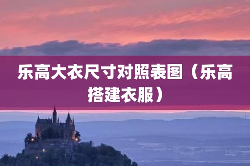 乐高大衣尺寸对照表图（乐高搭建衣服）