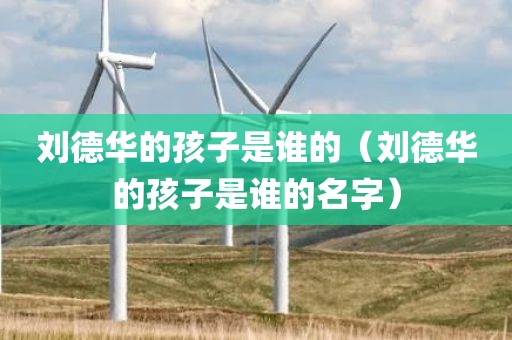 刘德华的孩子是谁的（刘德华的孩子是谁的名字）