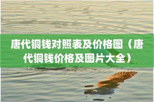 唐代铜钱对照表及价格图（唐代铜钱价格及图片大全）