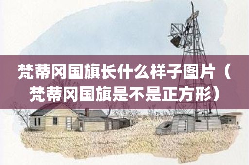 梵蒂冈国旗长什么样子图片（梵蒂冈国旗是不是正方形）