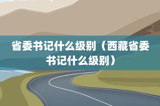 省委书记什么级别（西藏省委书记什么级别）