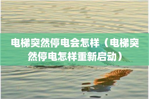 电梯突然停电会怎样（电梯突然停电怎样重新启动）