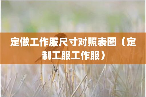 定做工作服尺寸对照表图（定制工服工作服）