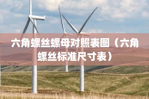 六角螺丝螺母对照表图（六角螺丝标准尺寸表）