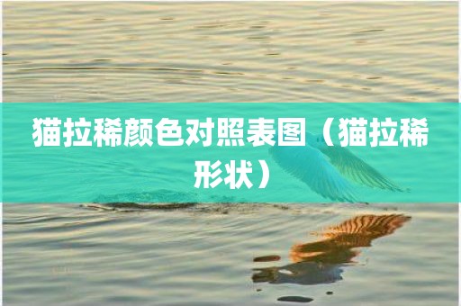 猫拉稀颜色对照表图（猫拉稀形状）