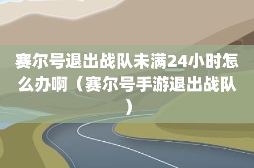 赛尔号退出战队未满24小时怎么办啊（赛尔号手游退出战队）