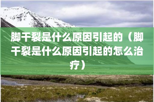 脚干裂是什么原因引起的(脚干裂是什么原因引起的怎么治疗)