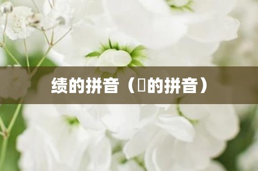 绩的拼音（勣的拼音）