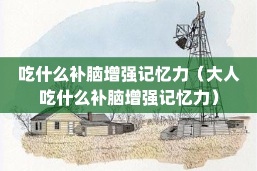 吃什么补脑增强记忆力（大人吃什么补脑增强记忆力）