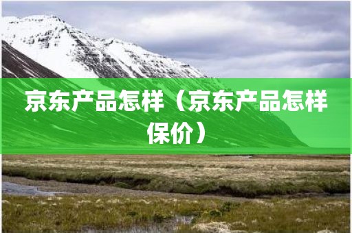 京东产品怎样（京东产品怎样保价）